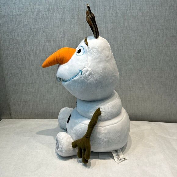 Disney Frozen Sven & Olaf Plush Stuffed Animal Reindeer Snowman Set Lot - Picture 5 of 13